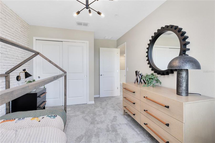 Furnished interior view inside a new home in EverBe, Orlando (Image 29).
