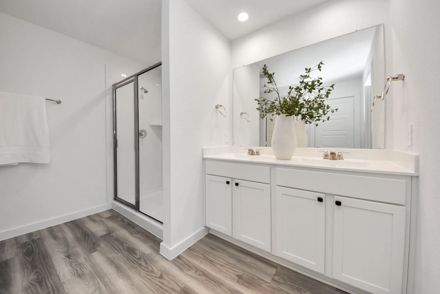 Furnished interior view inside a new home in , Houston (Image 15).