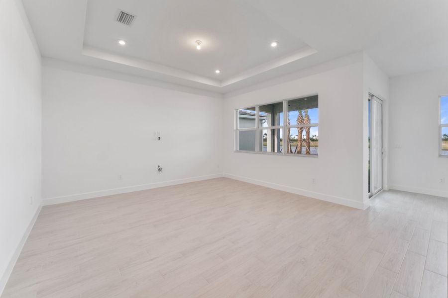 Representative unfurnished interior of a home built from the Rosewood by Mattamy Homes in Tradition, Port St. Lucie (Image 11).
