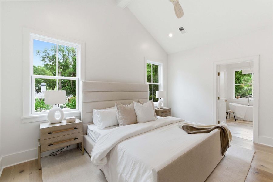 Furnished interior view inside a new home in , Mount Pleasant (Image 41).