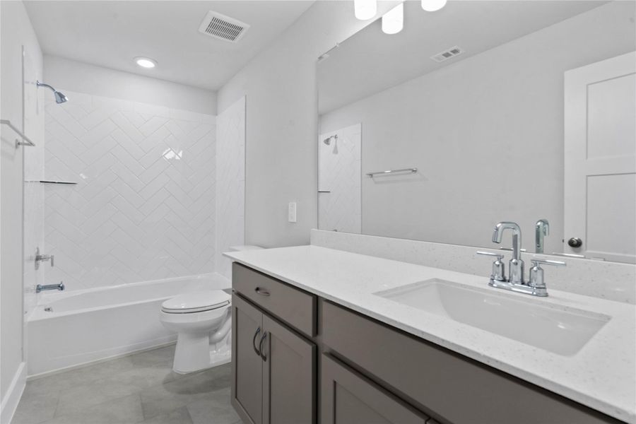 Furnished interior view inside a new home in Sorella, Tomball (Image 5).