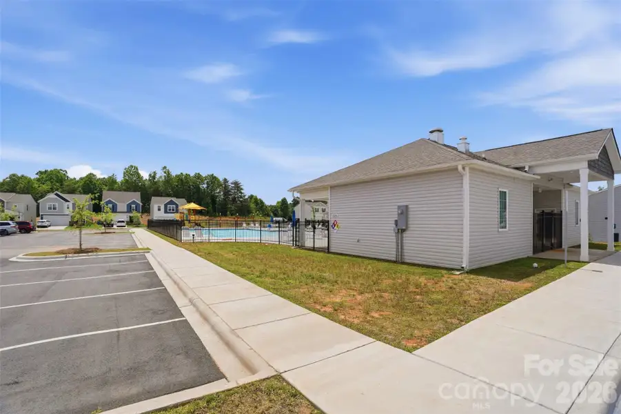 Exterior details and patio area of a home in Legacy Ridge, Catawba (Image 4).