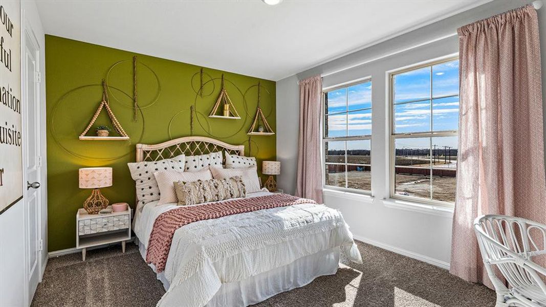 Furnished interior view inside a new home in Bella Vista, Granbury (Image 38).