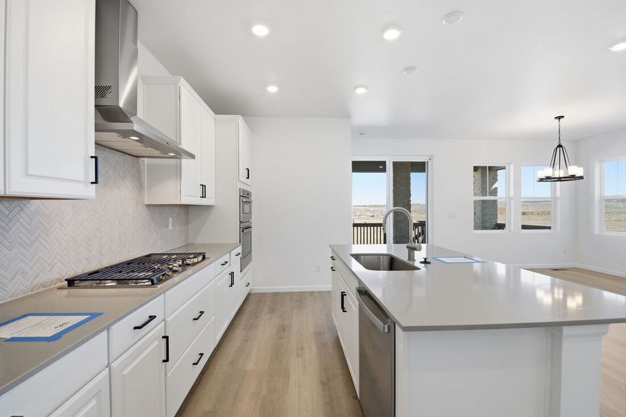 Furnished interior view inside a new home in Sterling Ranch Ascent Village, Littleton (Image 4). Furnished interior view inside a new home in Sterling Ranch Ascent Village, Littleton (Image 4).