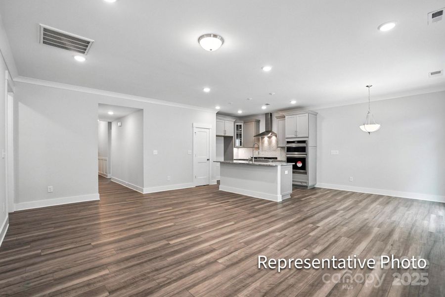 Spacious, unfurnished interior of a new home in The Meadows at Laurelbrook, Sherrills Ford (Image 16).