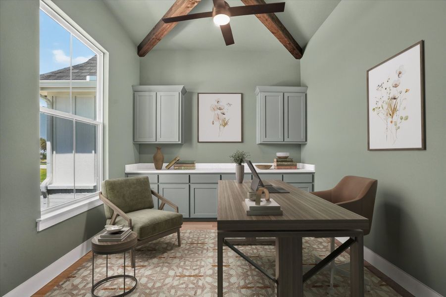 Representative furnished interior of a home built from the The Lubbock by Kenmark Homes in Overton Oaks, Decatur (Image 13).