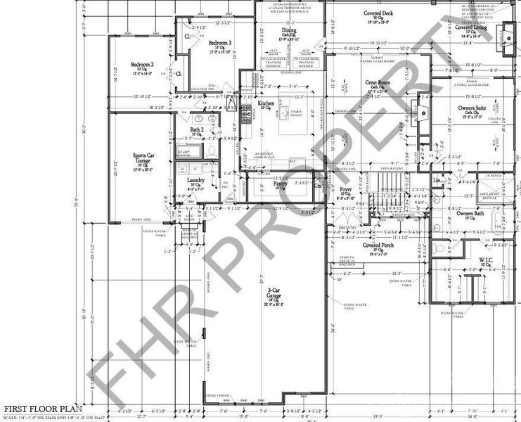 Main level layout.Subject to builder changes without notice