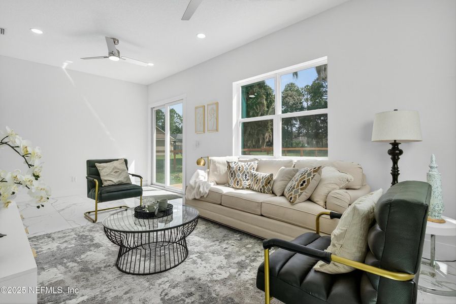 Furnished interior view inside a new home in , Jacksonville (Image 38).