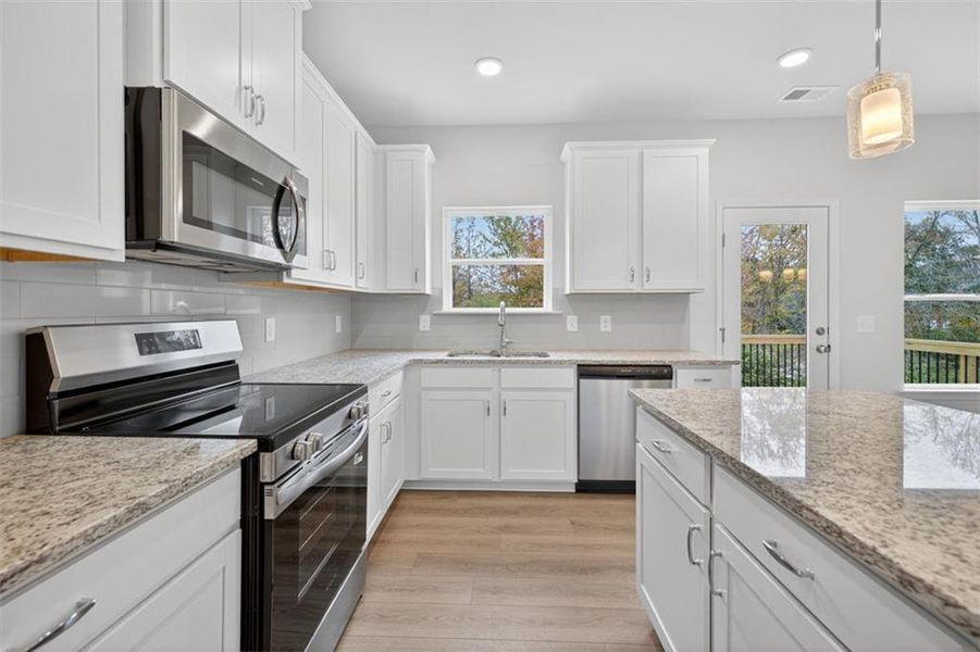 Furnished interior view inside a new home in Garrett Preserve, Douglasville (Image 11).