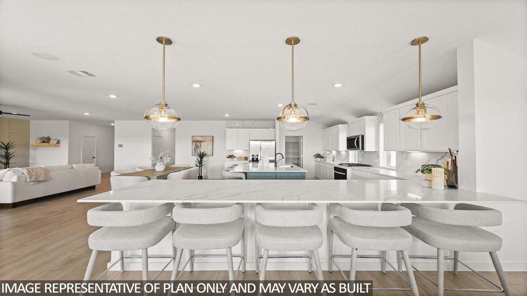 Furnished interior view inside a new home in Riverside Estates, Baytown (Image 6).