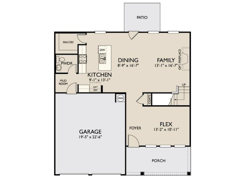 2D floor plan layout of this home in Langston Reserve, Cartersville, GA (Image 5). 2D floor plan layout of this home in Langston Reserve, Cartersville, GA (Image 5).