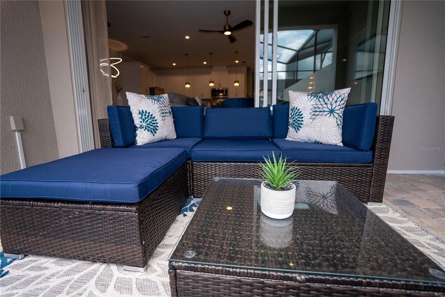 Furnished interior view inside a new home in Solara Resort, Kissimmee (Image 2).