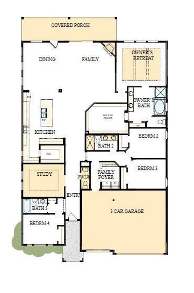 Floorplan – The success of a floorplan is the way you can move through it…You’ll be amazed at how well this home lives…We call it traffic patterns.