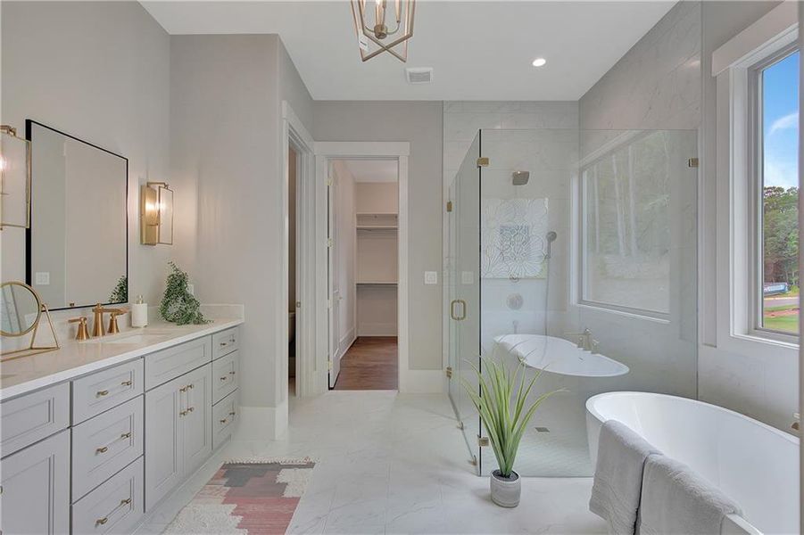 Furnished interior view inside a new home in , Newnan (Image 3). Furnished interior view inside a new home in , Newnan (Image 3).