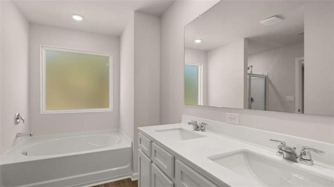 Furnished interior view inside a new home in WillowBrook, Winder (Image 11).