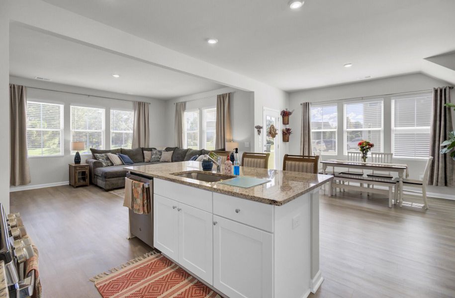 Furnished interior view inside a new home in , Summerville (Image 39).