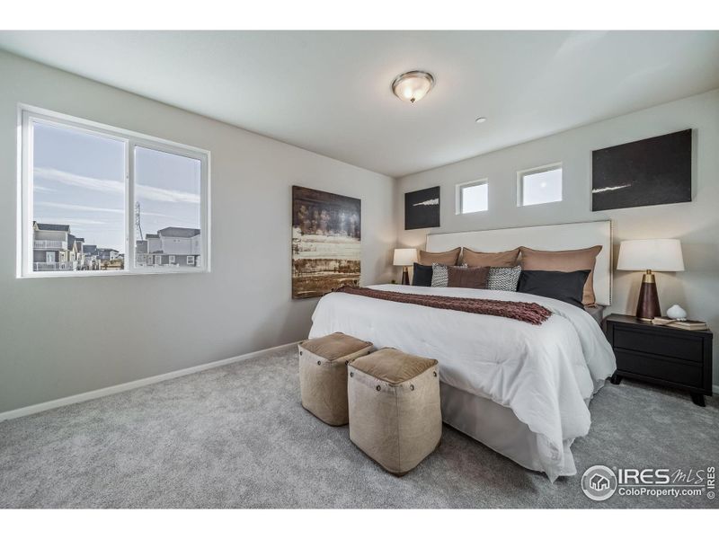 Furnished interior view inside a new home in , Johnstown (Image 23). Furnished interior view inside a new home in , Johnstown (Image 23).