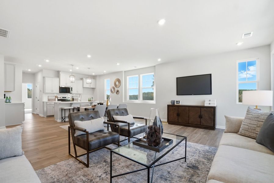 Representative furnished interior of a home built from the Grifton by Mattamy Homes in The Townes at Westfall, Gastonia (Image 16).