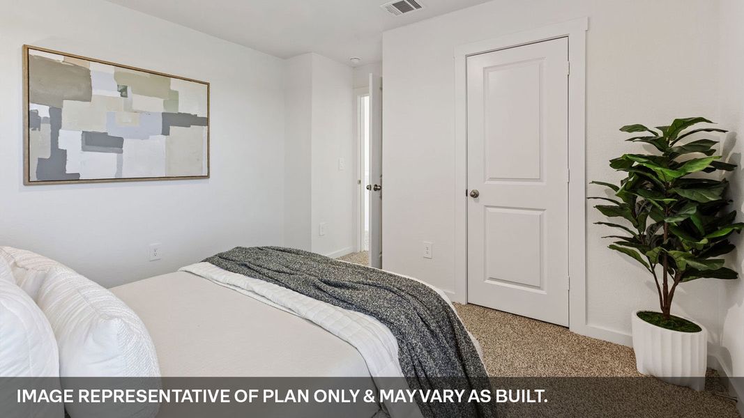 Furnished interior view inside a new home in Frontier, Mustang Ridge (Image 30).