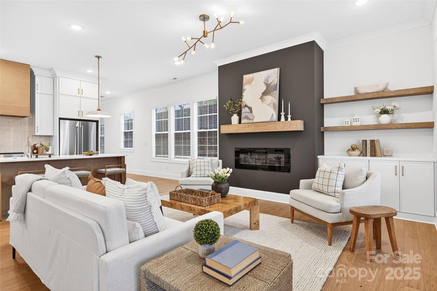 Furnished interior view inside a new home in , Charlotte (Image 34). Furnished interior view inside a new home in , Charlotte (Image 34).