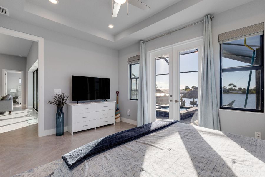 Furnished interior view inside a new home in , Cape Coral (Image 3). Furnished interior view inside a new home in , Cape Coral (Image 3).