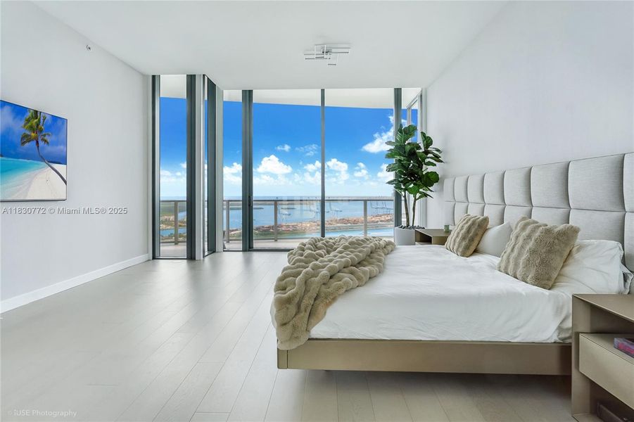 Furnished interior view inside a new home in Five Park, Miami Beach (Image 10).