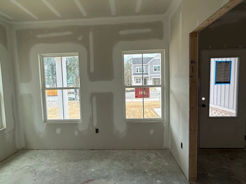 In-progress construction of a new home in The Point, Rolesville, NC (Image 4).