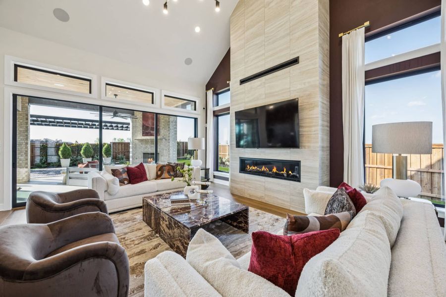 Furnished interior view inside a new home in The Grove Frisco, Frisco (Image 5).