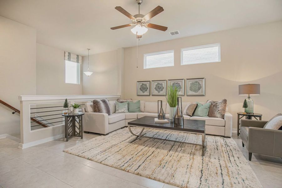 Representative furnished interior of a home built from the Apollo by Chesmar Homes in Rose Hill, Marion (Image 6).