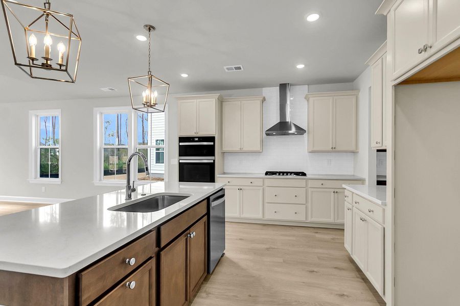 Furnished interior view inside a new home in Tidewater at Lakes of Cane Bay, Summerville (Image 13).
