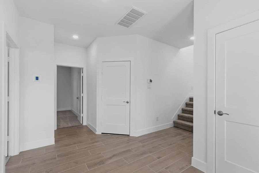 Representative unfurnished interior of a home built from the Oakdale by Chesmar Homes in Bridgeland, Elgin (Image 17).