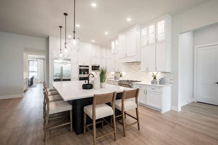 Furnished interior view inside a new home in The Estates at James Lane, Fulshear (Image 2).