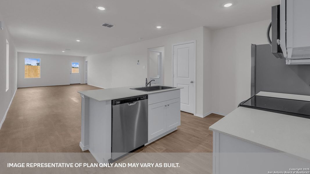 Furnished interior view inside a new home in Sunset Oaks, Maxwell (Image 3).
