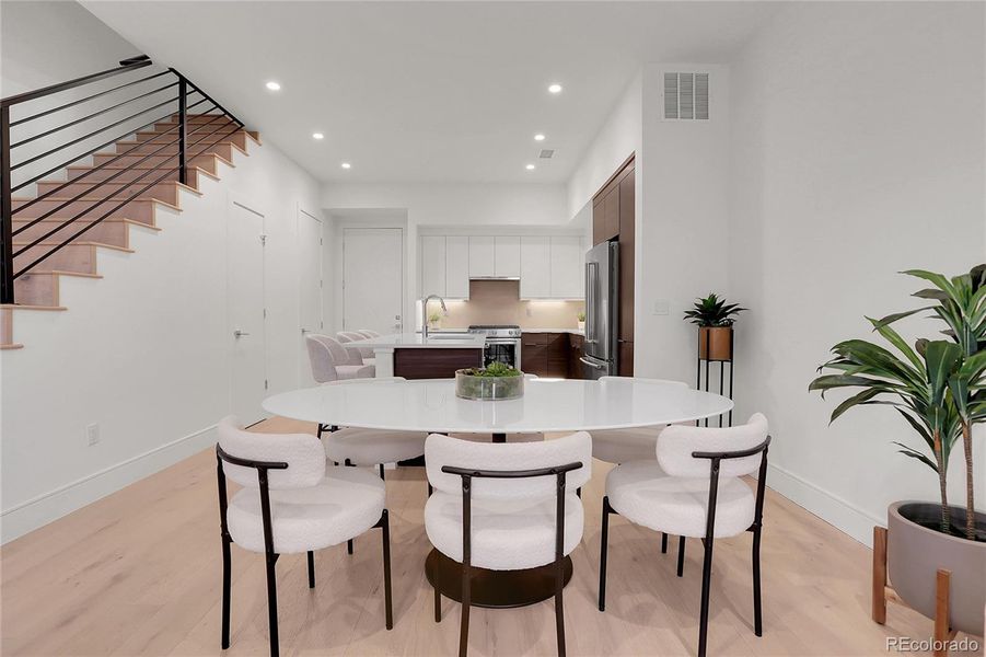 Furnished interior view inside a new home in , Denver (Image 13). Furnished interior view inside a new home in , Denver (Image 13).