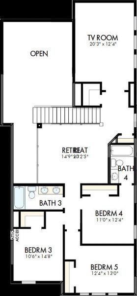2D floor plan layout of this home in Walsh Classic, Fort Worth, TX (Image 3). 2D floor plan layout of this home in Walsh Classic, Fort Worth, TX (Image 3).