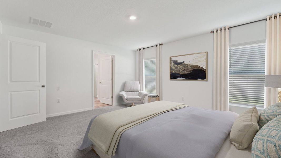 Furnished interior view inside a new home in Farm at Varrea, Plant City (Image 19).