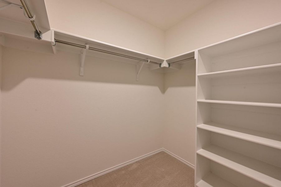 Spacious, unfurnished interior of a new home in Salerno - Classic Collection, Round Rock (Image 27). Spacious, unfurnished interior of a new home in Salerno - Classic Collection, Round Rock (Image 27).