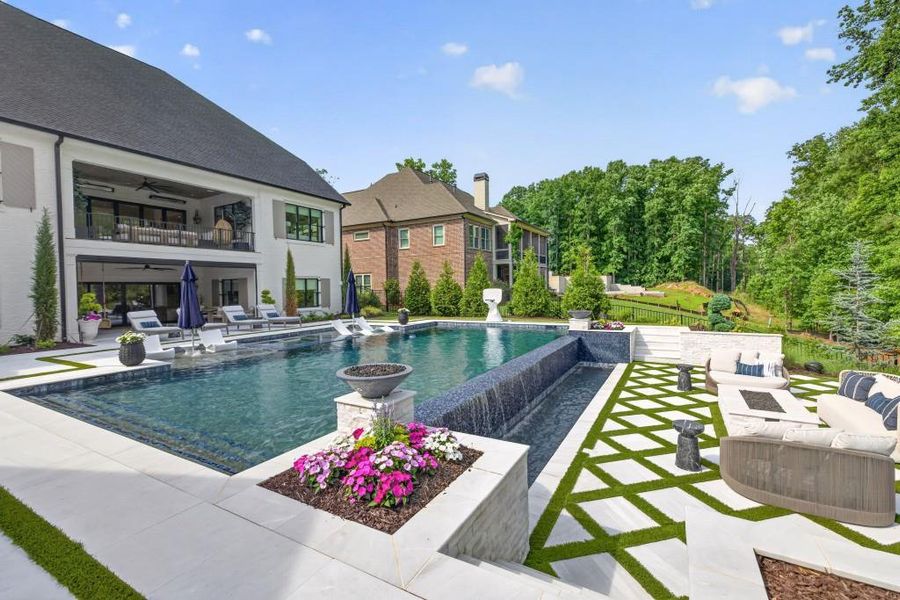Exterior details and patio area of a home in , Braselton (Image 40).