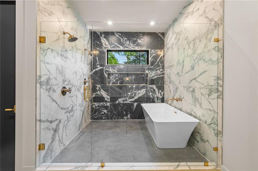 Furnished interior view inside a new home in , Atlanta (Image 42).