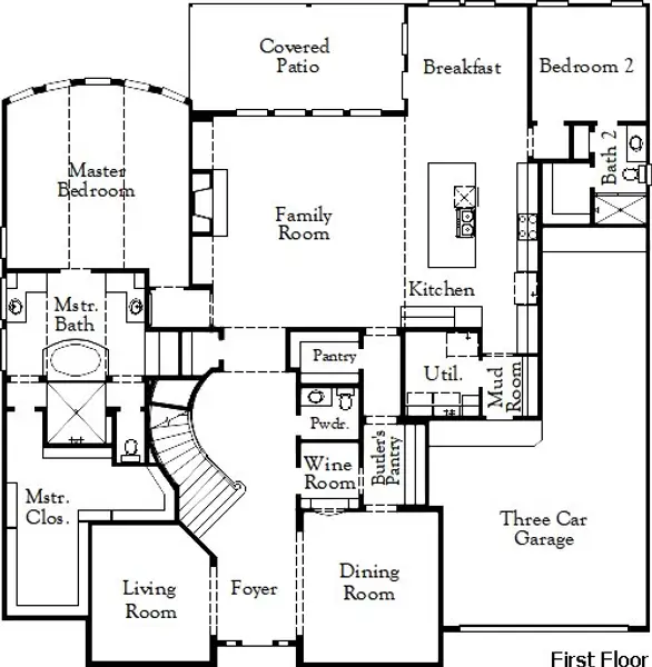 2D floor plan layout of this home in Harvest Green, Richmond, TX (Image 2). 2D floor plan layout of this home in Harvest Green, Richmond, TX (Image 2).
