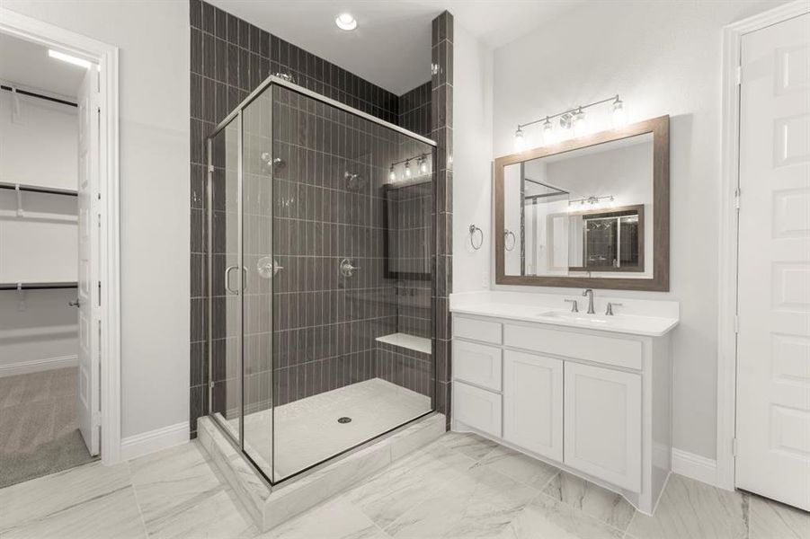 Furnished interior view inside a new home in Nelson Lake Estates, Rockwall (Image 13).