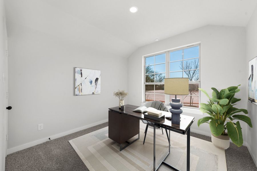 Representative furnished interior of a home built from the Cambria I by Cheldan Homes in Sunset Ridge, Keene (Image 48). Representative furnished interior of a home built from the Cambria I by Cheldan Homes in Sunset Ridge, Keene (Image 48).