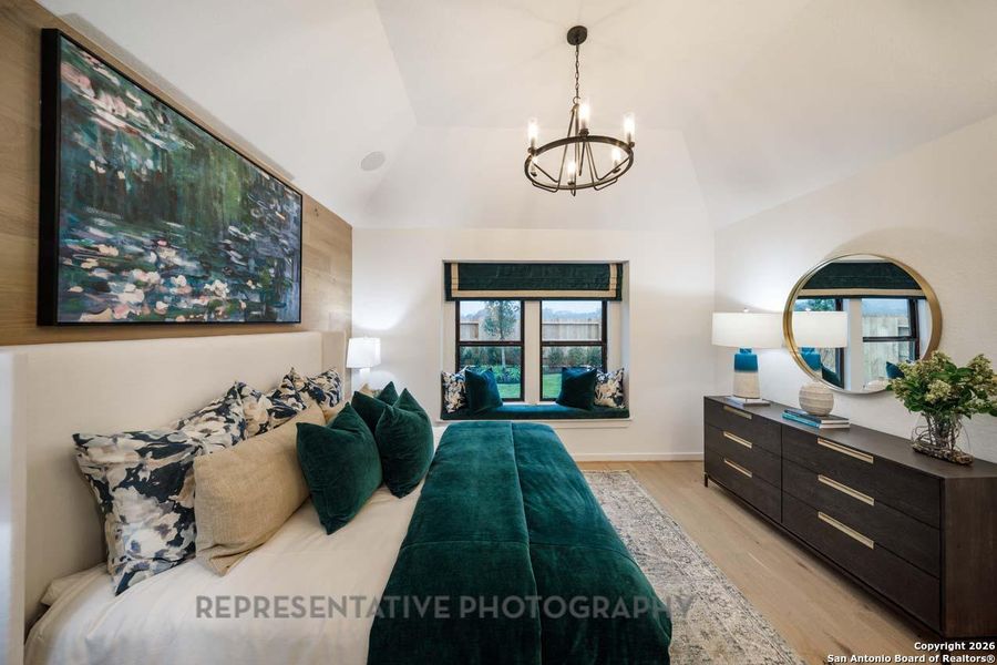 Furnished interior view inside a new home in Meyer Ranch, New Braunfels (Image 13).