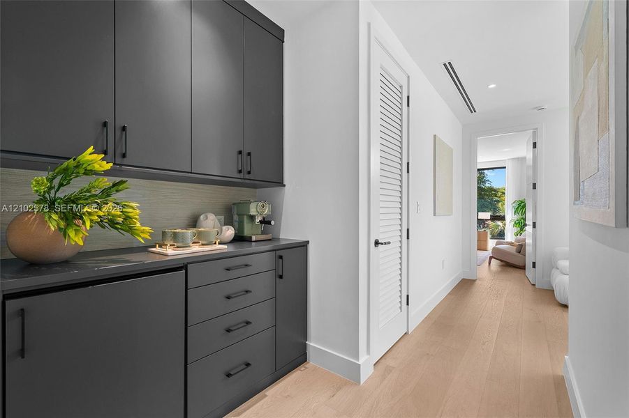 Furnished interior view inside a new home in , Miami (Image 50).