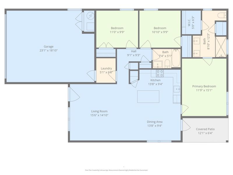View of room layout