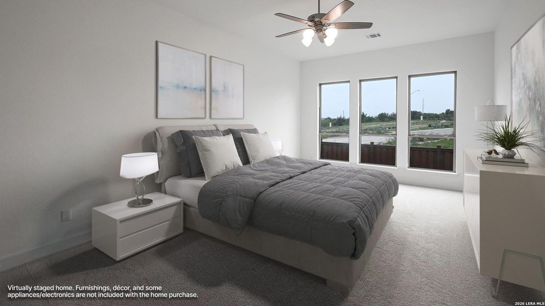 Furnished interior view inside a new home in Mayfair, New Braunfels (Image 9).