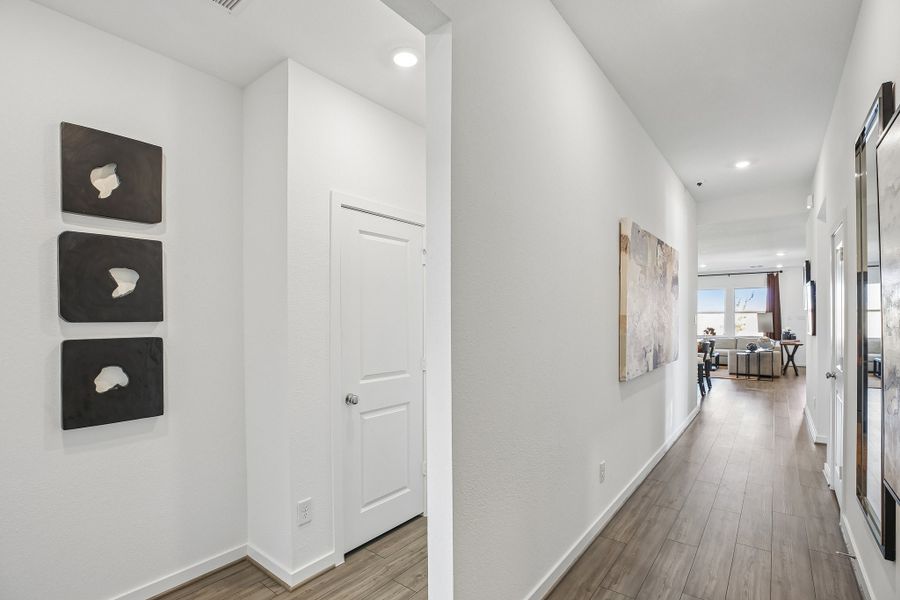 Representative furnished interior of a home built from the Charlton by Taylor Morrison in Mason Woods, Cypress (Image 16).