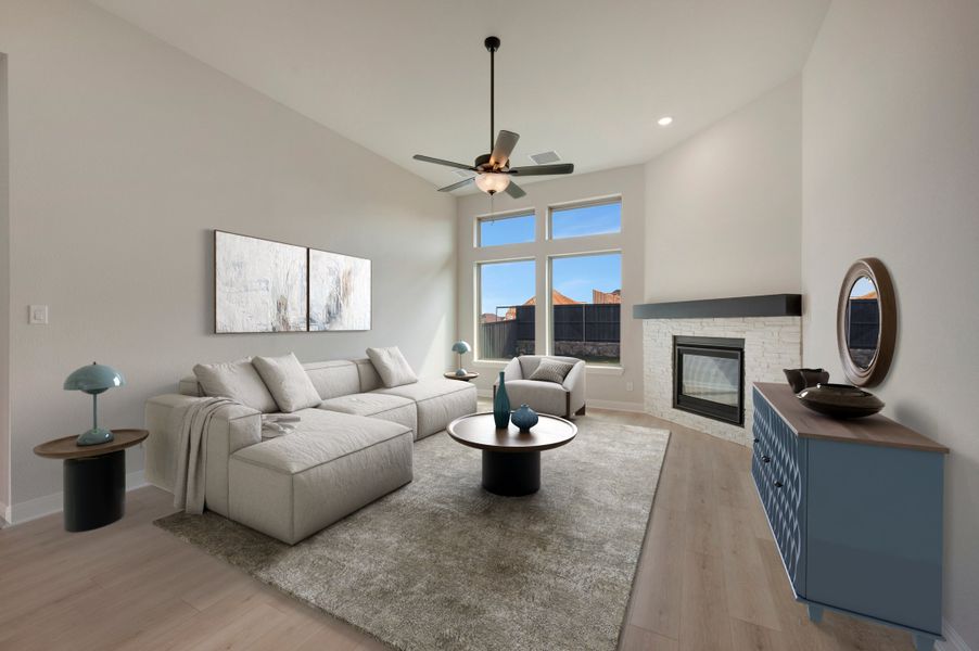 Furnished interior view inside a new home in Goodland – Manor Series, Grand Prairie (Image 13).