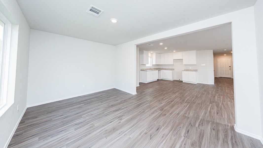 Flex Room to Kitchen and Dining Area Flex Room to Kitchen and Dining Area