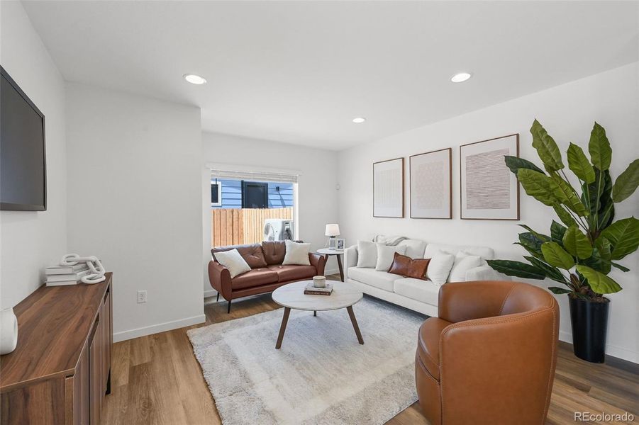Furnished interior view inside a new home in , Aurora (Image 29).